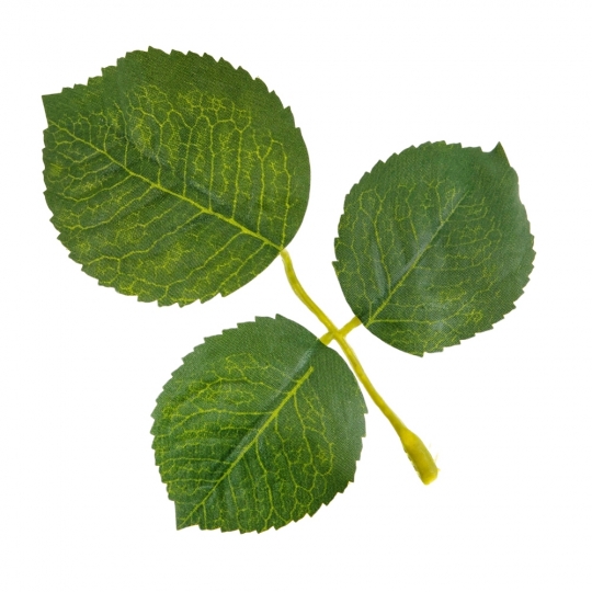 Искусственные листья розы, зелёные, 250 г (9230-011)