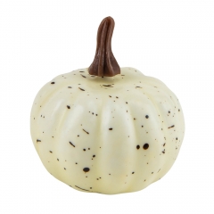 Декоративний гарбузик "Осінній затишок", білий, 5,5 см (9233-004)