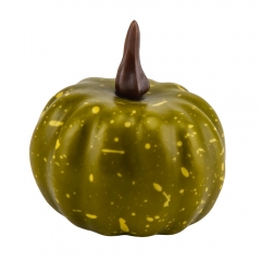 Декоративний гарбузик "Осінні барви", зелений, 5,5 см (9233-005)