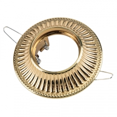 Світильник точковий декоративний "Бароко", золотий, 10 см (FP003)