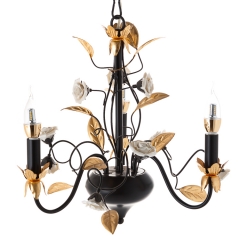 Люстра классическая подвесная с листочками на 3 ламп (CN008/3) (CN008/3)