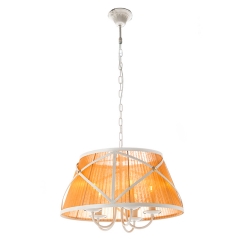 Подвесная люстра с оранжевым абажуром (FN004/5) (FN004/5)
