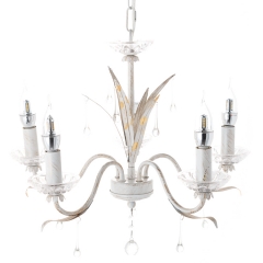 Люстра подвесная классическая с кристаллами (5 ламп) (FN014/5) (FN014/5)