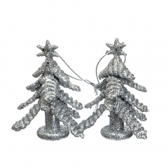 Набор елочных игрушек "Ёлки" (2 шт) (003NZ)