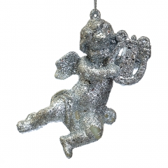 Ёлочная игрушка "Ангел с арфой" (017NZ)