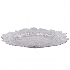 Тарілка "Світанок", срібна, 34 см (9158-004)