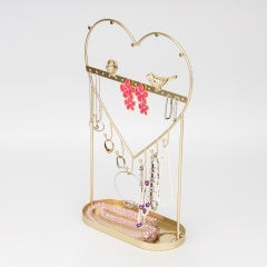Настольная подставка для украшений "Золотое сердце", 33 см (2027-003)