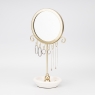 Настольная подставка для украшений с зеркалом 