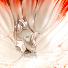 Люстра припотолочная красно-белая на 2 лампы (SN004R) (SN004R)