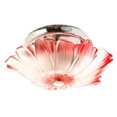 Люстра припотолочная розово-белая на 2 лампы (SN005R) (SN005R)