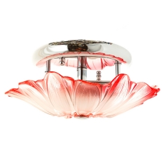 Люстра припотолочная розово-белая на 2 лампы (SN005R) (SN005R)