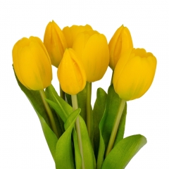 Букет тюльпанов "Весеннее наслаждение", желтый, 30 см (9129-003)