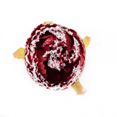 Набір декоративних квітів "Бутон півонії" бордовий (6018-039)