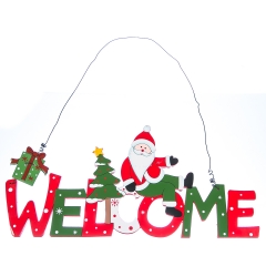 Ялинкова прикраса "Ласкаво просимо" (023NY)