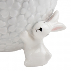 Ємність для зберігання "Весняна ніжність", сіра, 15,5 см (5005-012)