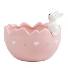 Ємність для зберігання "Великодній хвостик", рожева, 11,5 см (5005-016)