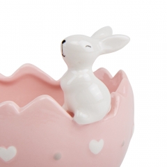 Ємність для зберігання "Великодній хвостик", рожева, 11,5 см (5005-016)