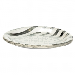 Набір тарілок "Срібло" 23 см. 10шт. (8513-005)