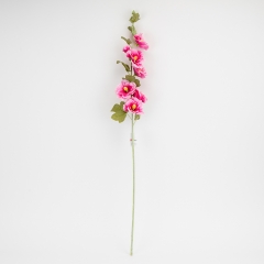 Штучна гілка “Мальва”, яскраво-рожева, 85 см (2026-029/pink)