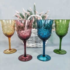 Келих з візерунком оливковий (001HH/green)