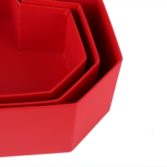 Набір із трьох коробок "Любляче серце", червоний (8929-018)