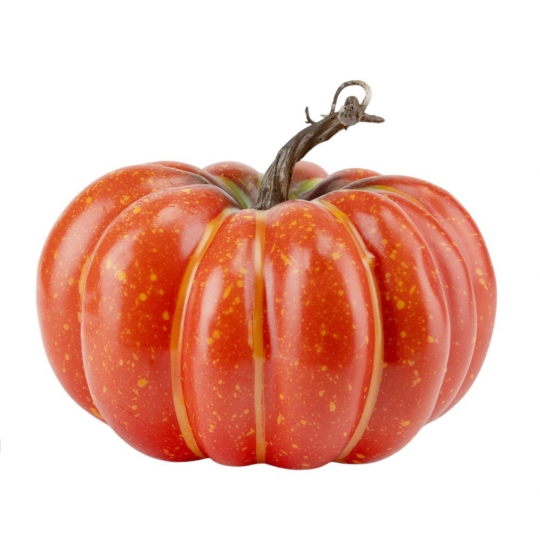 Декоративная тыква, оранжевая, 16 см (9223-035)