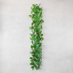 Декоративна панель зі штучної зелені та лози "Плющ", 37,5*120 см (2017-005)