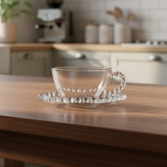 Чашка та блюдце "Серце", 200 мл, (9145-005)