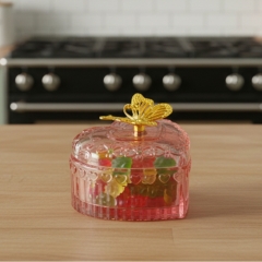 Ємність для зберігання "Романтична душа", рожева, 8,5 см (9157-034)