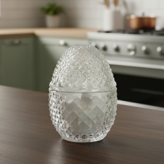 Ємність для зберігання "Фаберже", прозора, 12 см (9157-051)