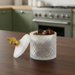 Ємність для зберігання "Фаріда", біла, 14 см (9157-058)