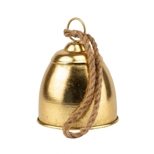 Металлический колокольчик, золотой, 19,5 см (6033-026)
