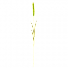 Штучна гілка пшениці, 1 колосок, зелена, 70 см (9225-006)
