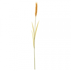 Штучна гілка пшениці, 1 колосок, бежева, 70 см (9225-007)