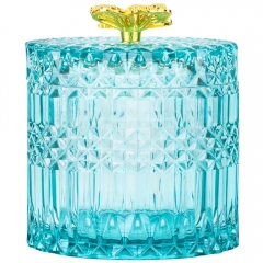 Ємність для зберігання "Золотий метелик", бірюзова, 10,5 см (9157-044)