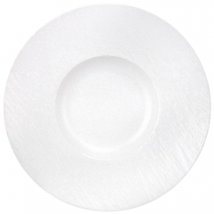 Тарілка "Контраст", біла, 27 см (9182-016)