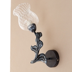 Бра в форме цветка с стеклянным плафоном (NN002/1W) (NN002/1W)