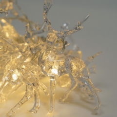 УЦІНКА Гірлянда "Олені", 10 LED, жовта, 3 м (Відломаний один олень від гирлянди) (00BR-9133-027/1)