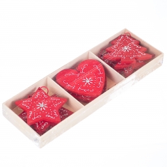 Набір підвісок "Різдво" (мікс, 9шт) (0449j)