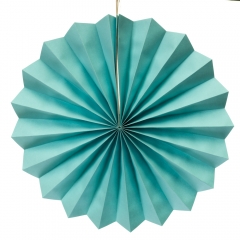 Набір з 6 паперових віял, блакитний (8706-005)