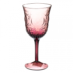 УЦІНКА Келих з візерунком фіолетовий (Бульбашки,нерівний обідок) (00BR-001HH/purple)