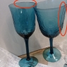 Бокал с узором голубой (00BR-001HH/blue)
