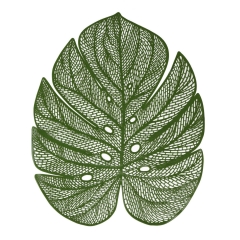 Серветки сервірувальні "Монстера", золотий (8907-018)