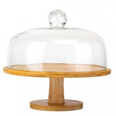 УЦІНКА Підставка для торта "Вершина смаку", 32 см (Бульбашки,темні смуги,крапки,вмятини,подряпини,сміття у склі,дефект лиття) (00BR-9184-014)