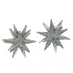 Набор ёлочных игрушек "Звезда"(2шт) (001NZ)