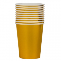 Набір склянок "Золото", 10 шт, 9 см (9092-016)