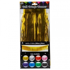 Декоративна шторка для фотозони "Gold", 2 м (9092-035)