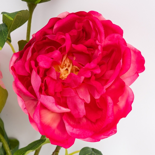 Штучна півонія з 3 бутонами з ефектом живого дотику, кремово-рожева, 80 см (2025-011) Штучна півонія з 3 бутонами з ефектом живого дотику, кремово-рожева, 80 см (2025-011)