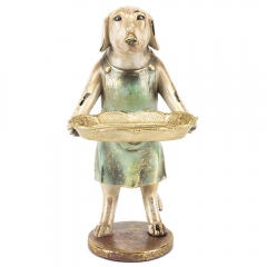 Статуэтка "Собака с подносом" (2014-017)