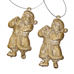Набор украшений "Золотые фигурки Деда Мороза" (013NR/gold)